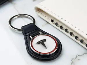 Tesla Key Ring Personalised Durable Photo Limited Feel